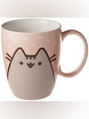 Pusheen Mug Pink Enesco 12 oz Cute Cat Ceramic Cup in Blush Pink